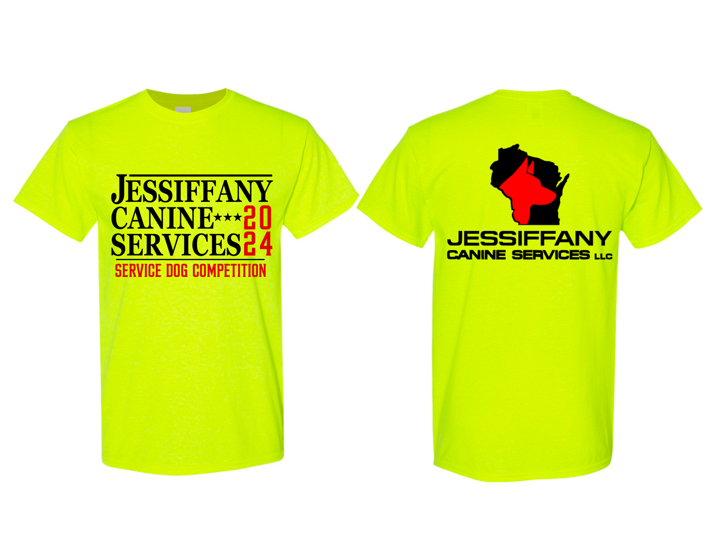 Jessiffany Service Dog Competition Tee