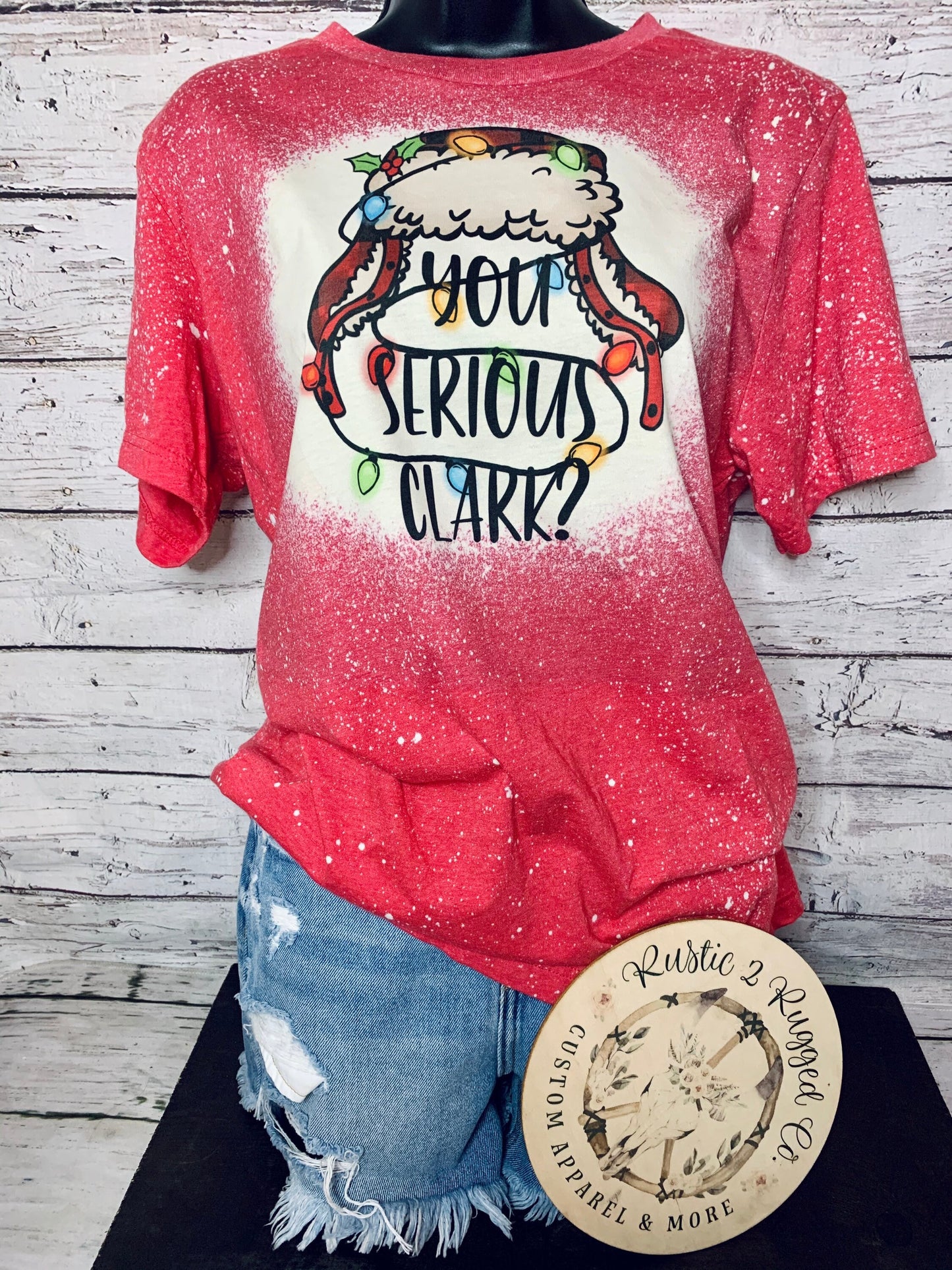 You Serious Clark Bleached Tee