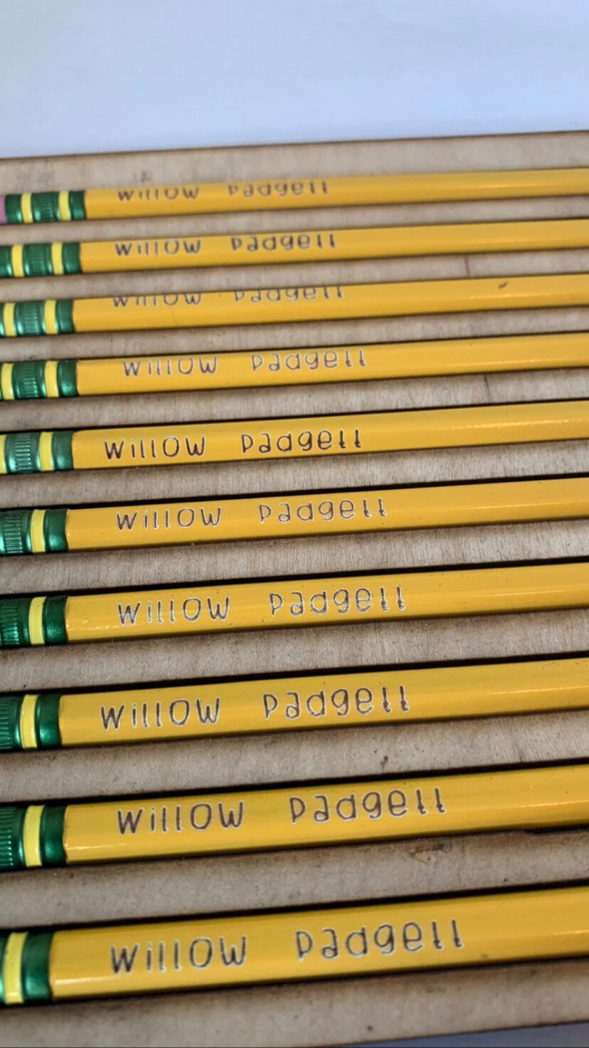 Engraved #2 Pencils