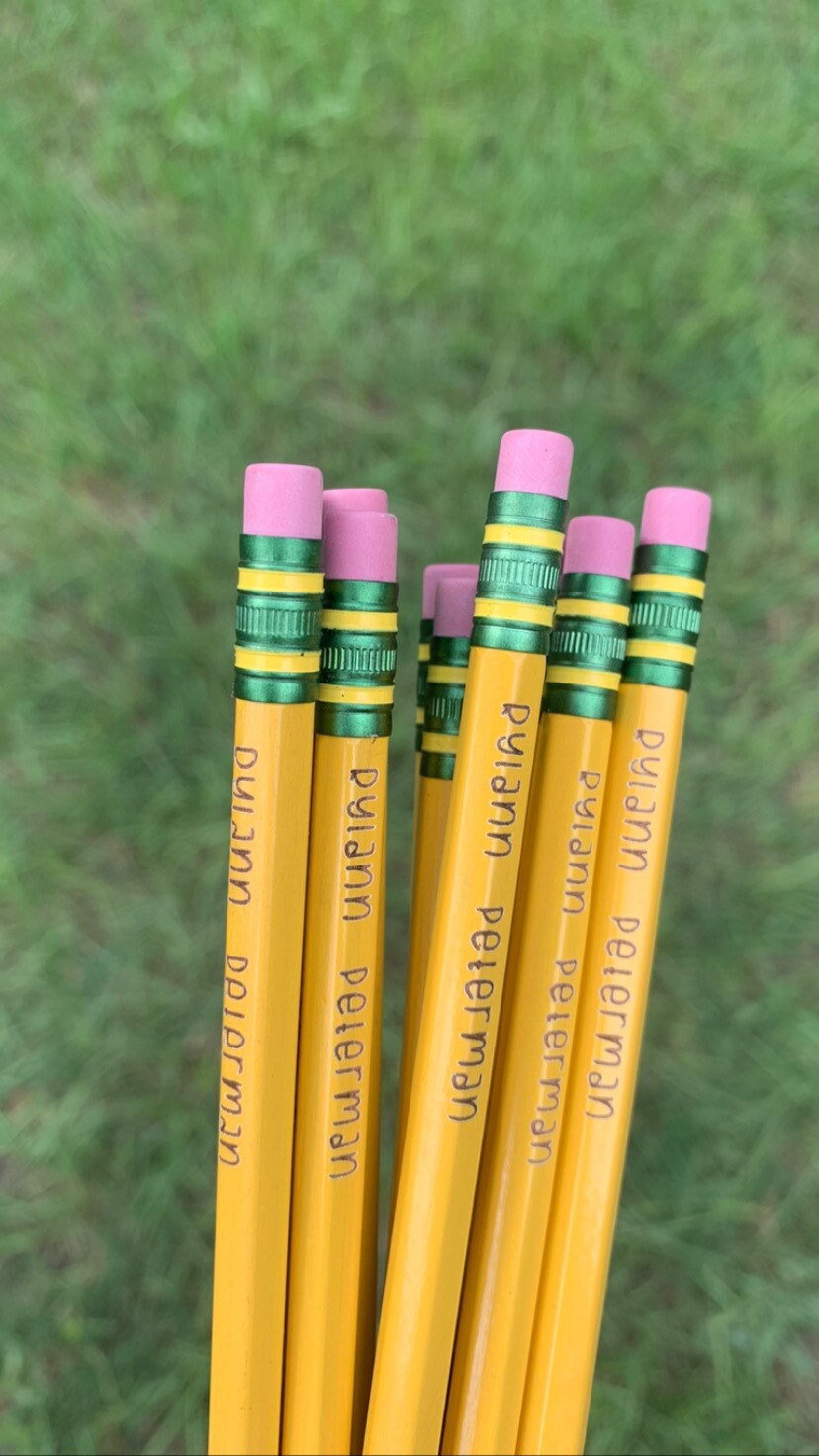 Engraved #2 Pencils