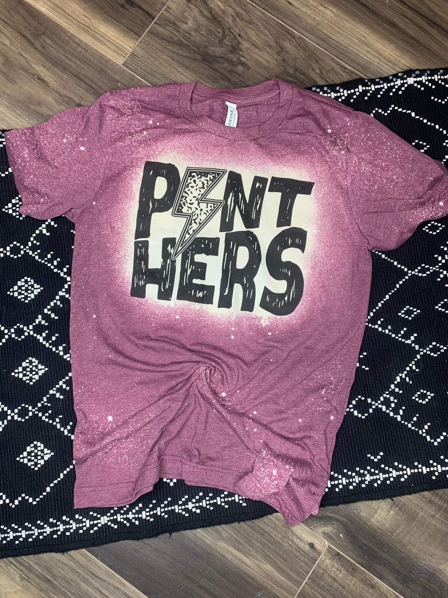 Custom Team Mascot Bleached or Solid Tees