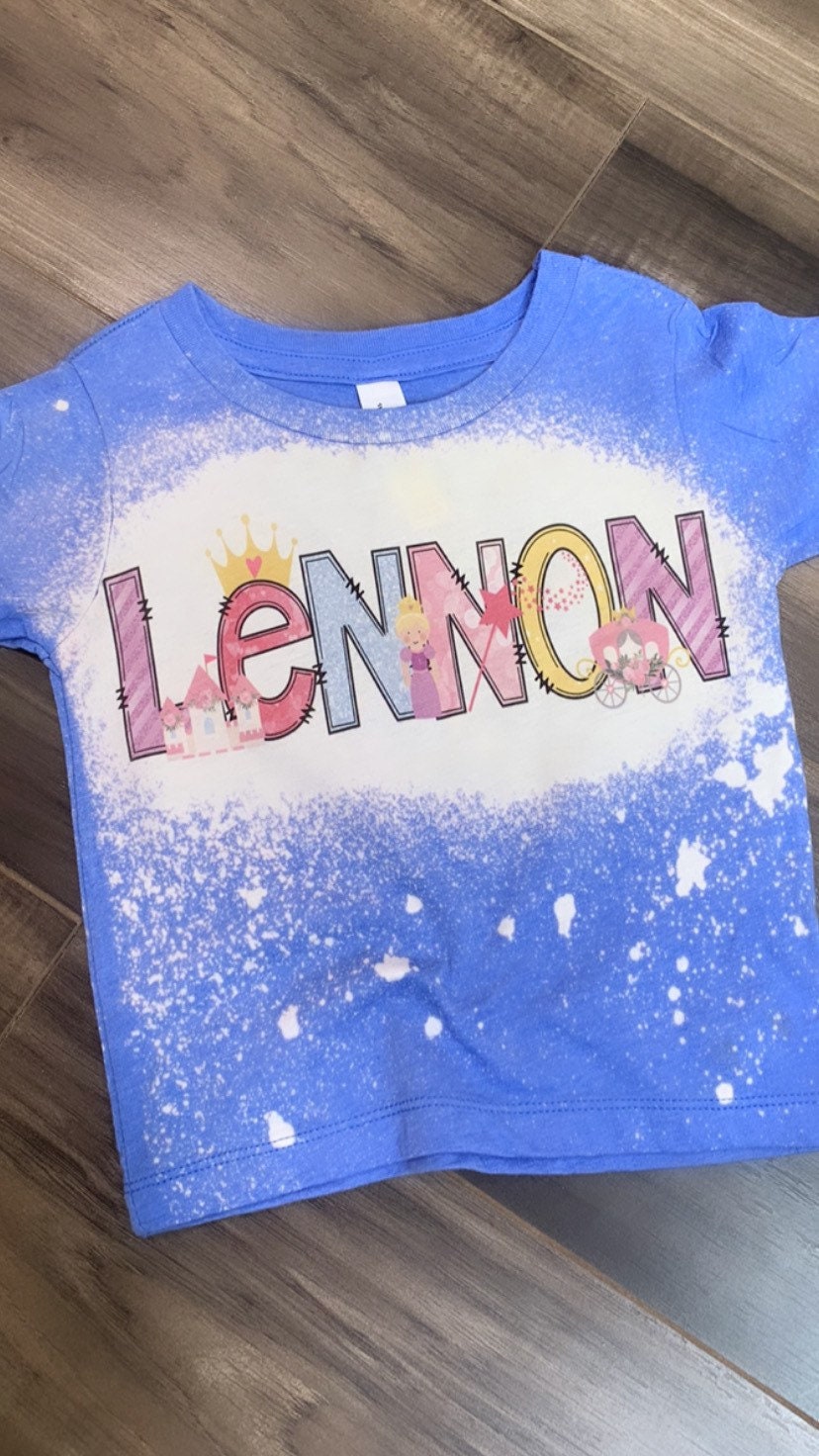 Princess Theme Font Tee