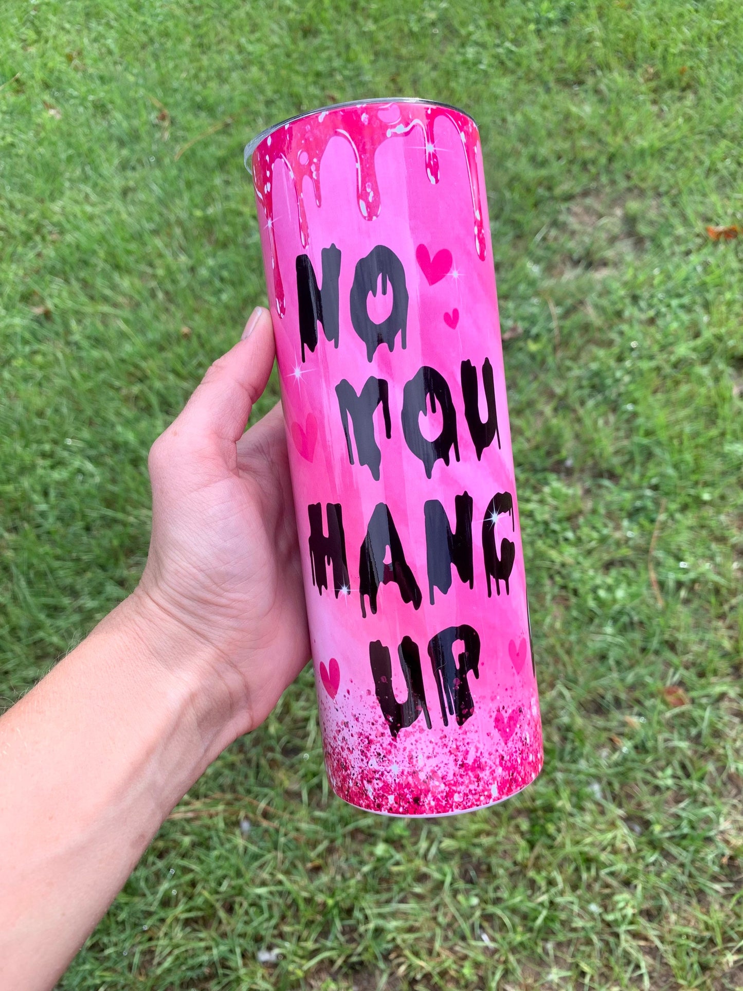 No You Hang Up Scream Movie 20oz Skinny Tumbler