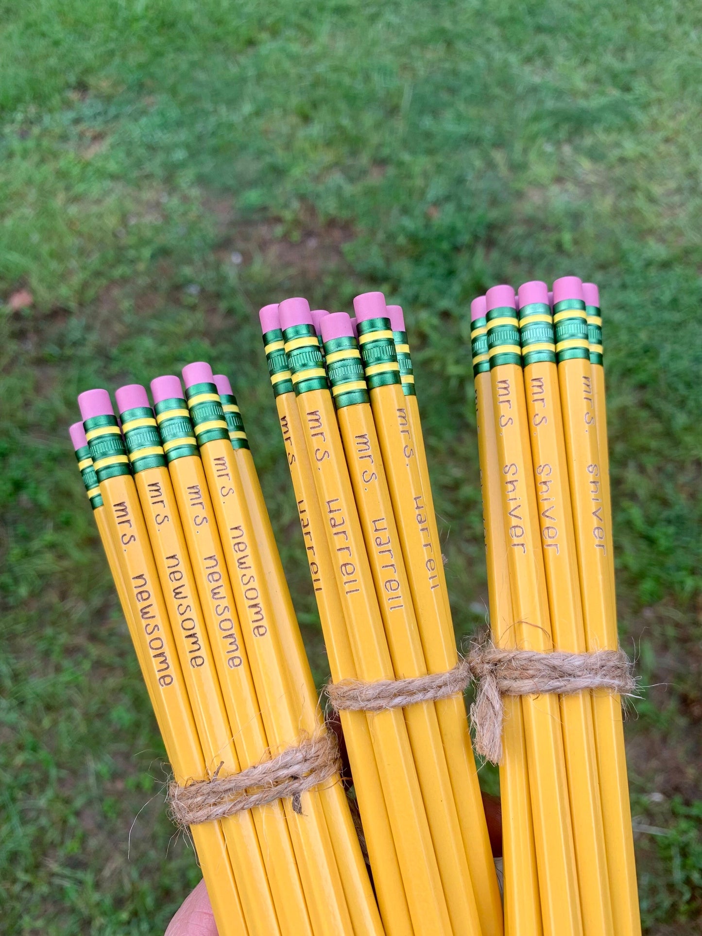 Engraved #2 Pencils