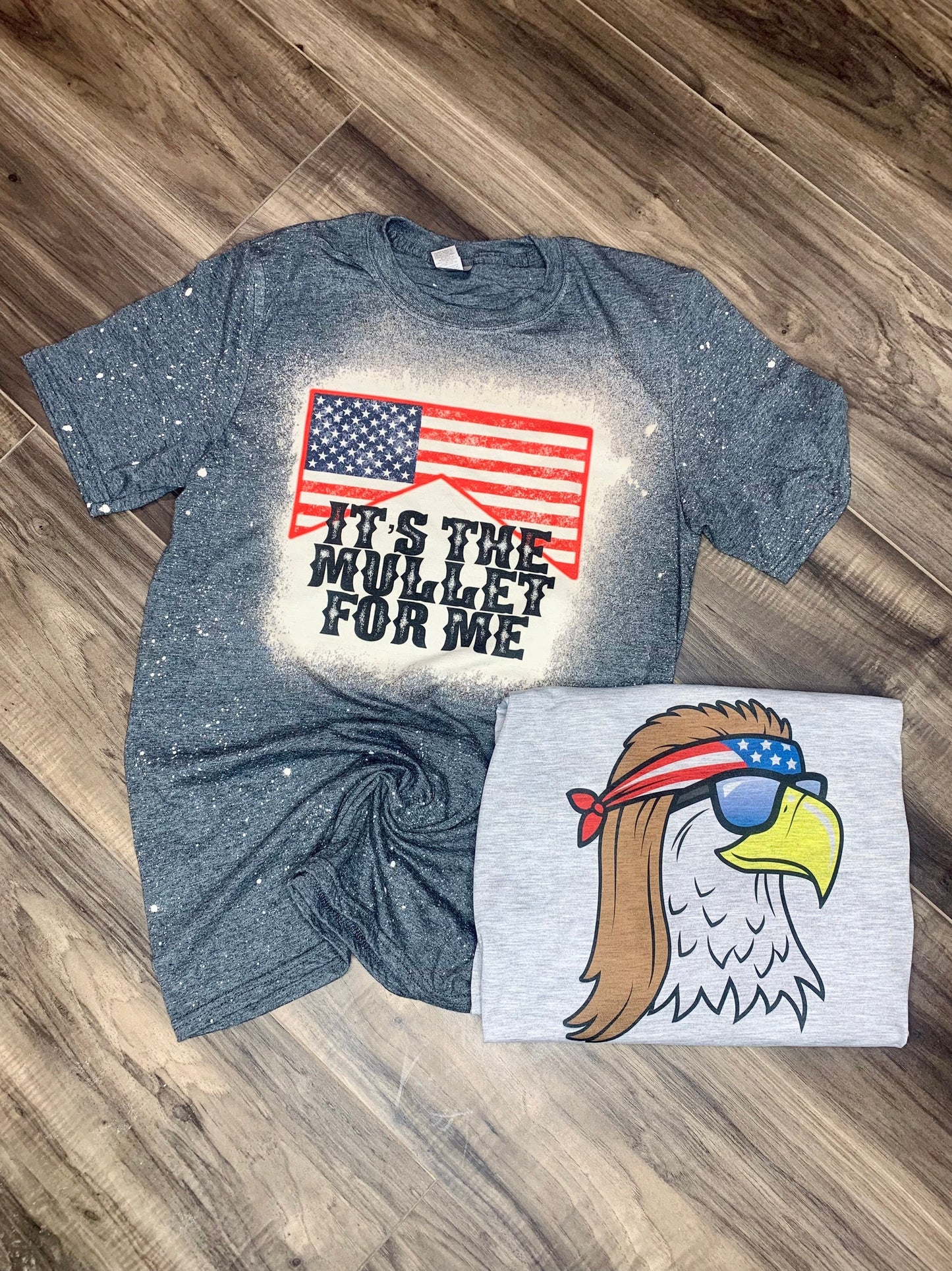 It’s The Mullet For Me Bleached Tee