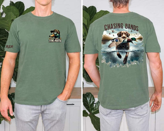 Fowl Mouth Chasing Bands T-shirt