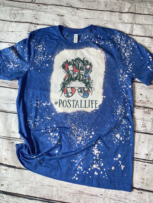 Messy Bun Postal Life Tshirt