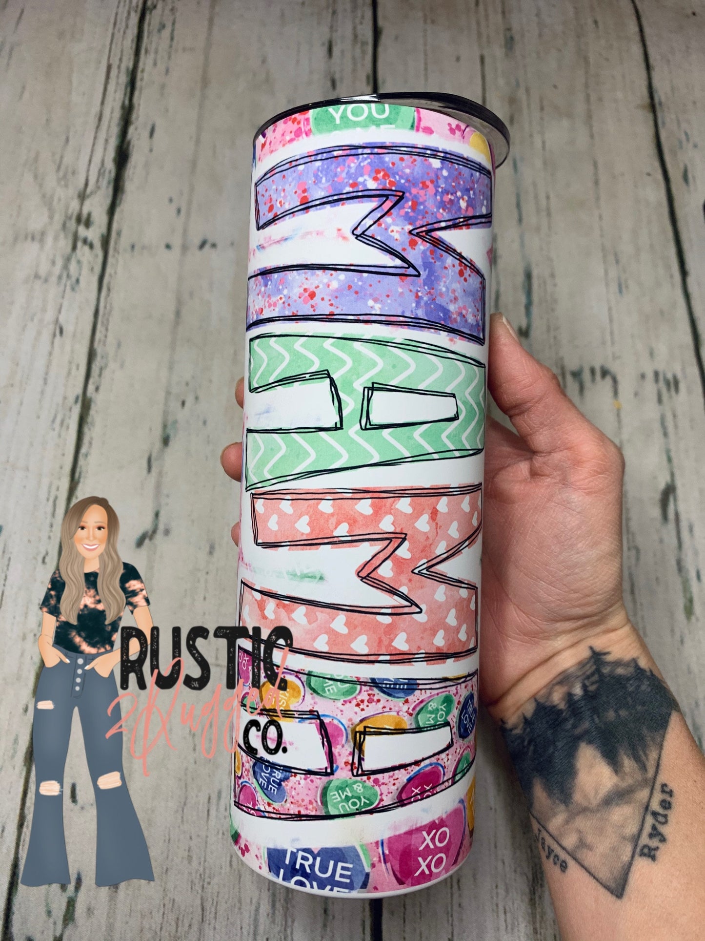 Mama Valentines 20oz Skinny Tumbler