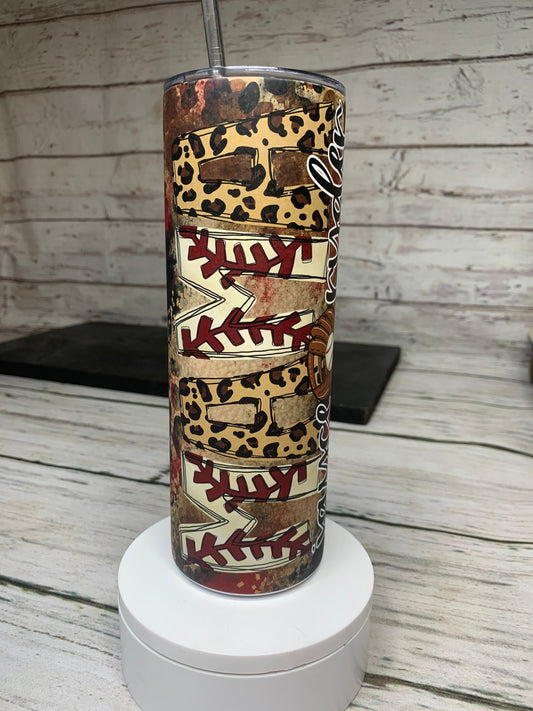 Mama Baseball Tumbler