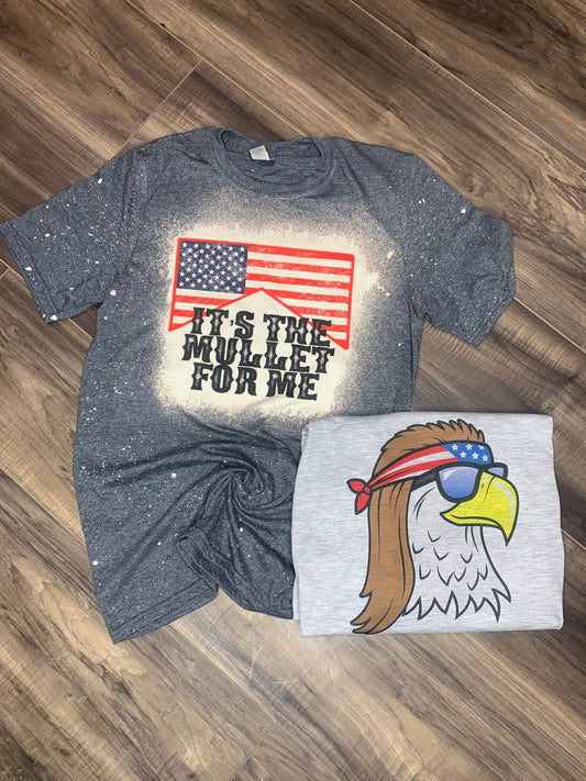 It’s The Mullet For Me Bleached Tee